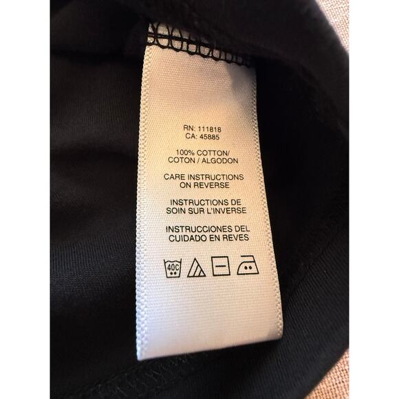 Michael Kors Quarter Zip Cotton Pullover Black Men's XL - Picture 6 of 6